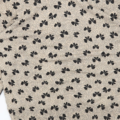 Womens UK Size 14 M&Co Brown Pullover Jumper