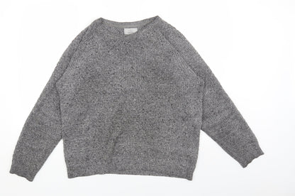 Womens UK Size L Marks and Spencer Grey Pullover Jumper