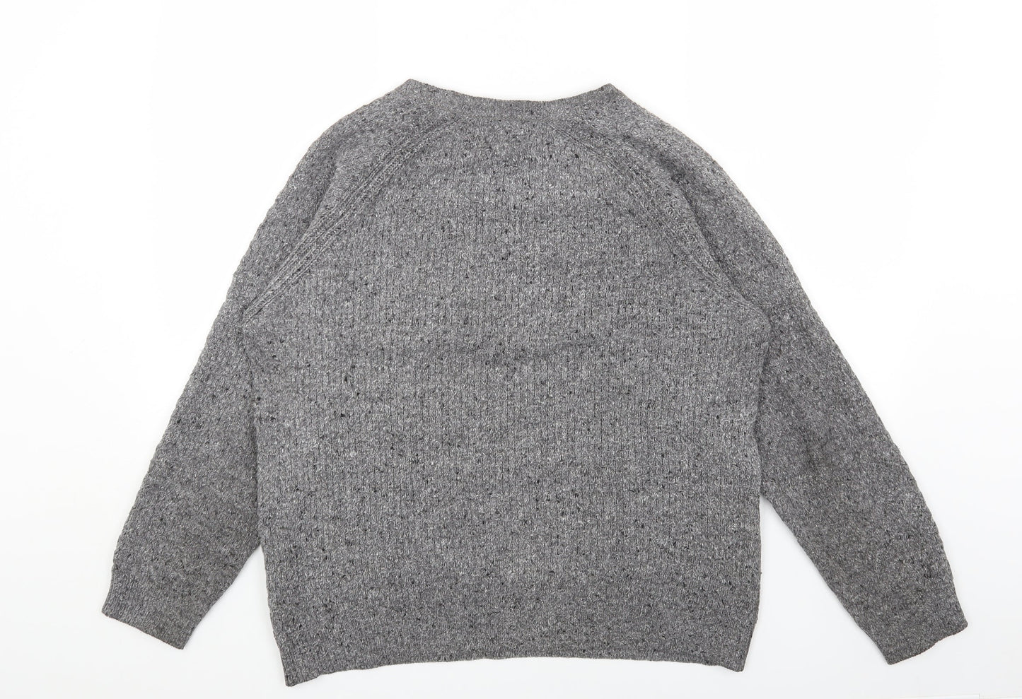 Womens UK Size L Marks and Spencer Grey Pullover Jumper