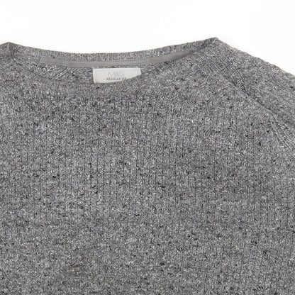 Womens UK Size L Marks and Spencer Grey Pullover Jumper