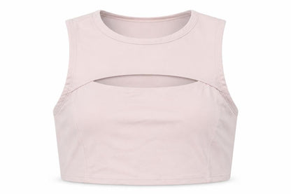 Womens UK Size 10 Preworn Pink Cropped Tank