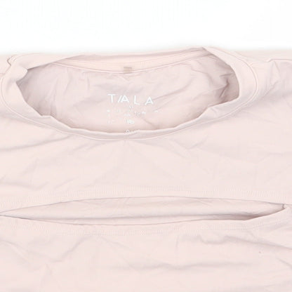 Womens UK Size 10 Preworn Pink Cropped Tank