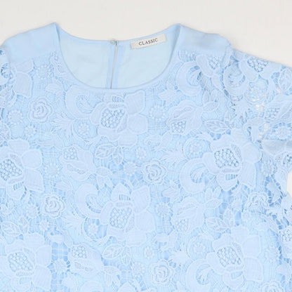 Womens UK Size 12 Marks and Spencer Blue Basic T-Shirt