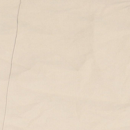 New Look Womens Beige Polyester Mini Skirt Size 10 Zip