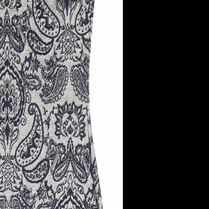 Atmosphere Womens Blue Paisley Polyester Pencil Dress Size 10 Boat Neck Pullover