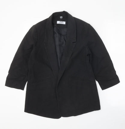 Dorothy Perkins Womens Black Polyester Jacket Blazer Size 10