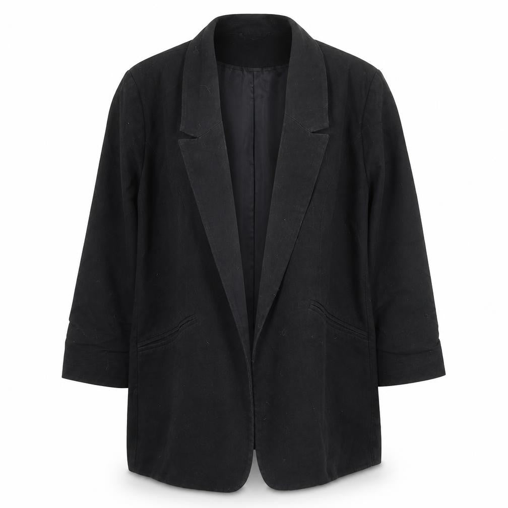 Womens UK Size 10 Dorothy Perkins Petites Black Blazer
