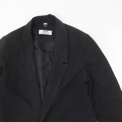 Dorothy Perkins Womens Black Polyester Jacket Blazer Size 10
