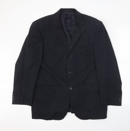 Mens UK Size 42 Burton Regular Blue Suit Jacket