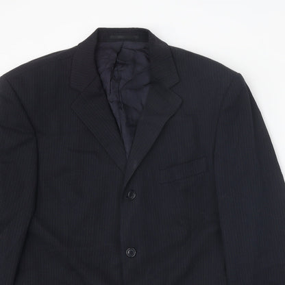 Mens UK Size 42 Burton Regular Blue Suit Jacket