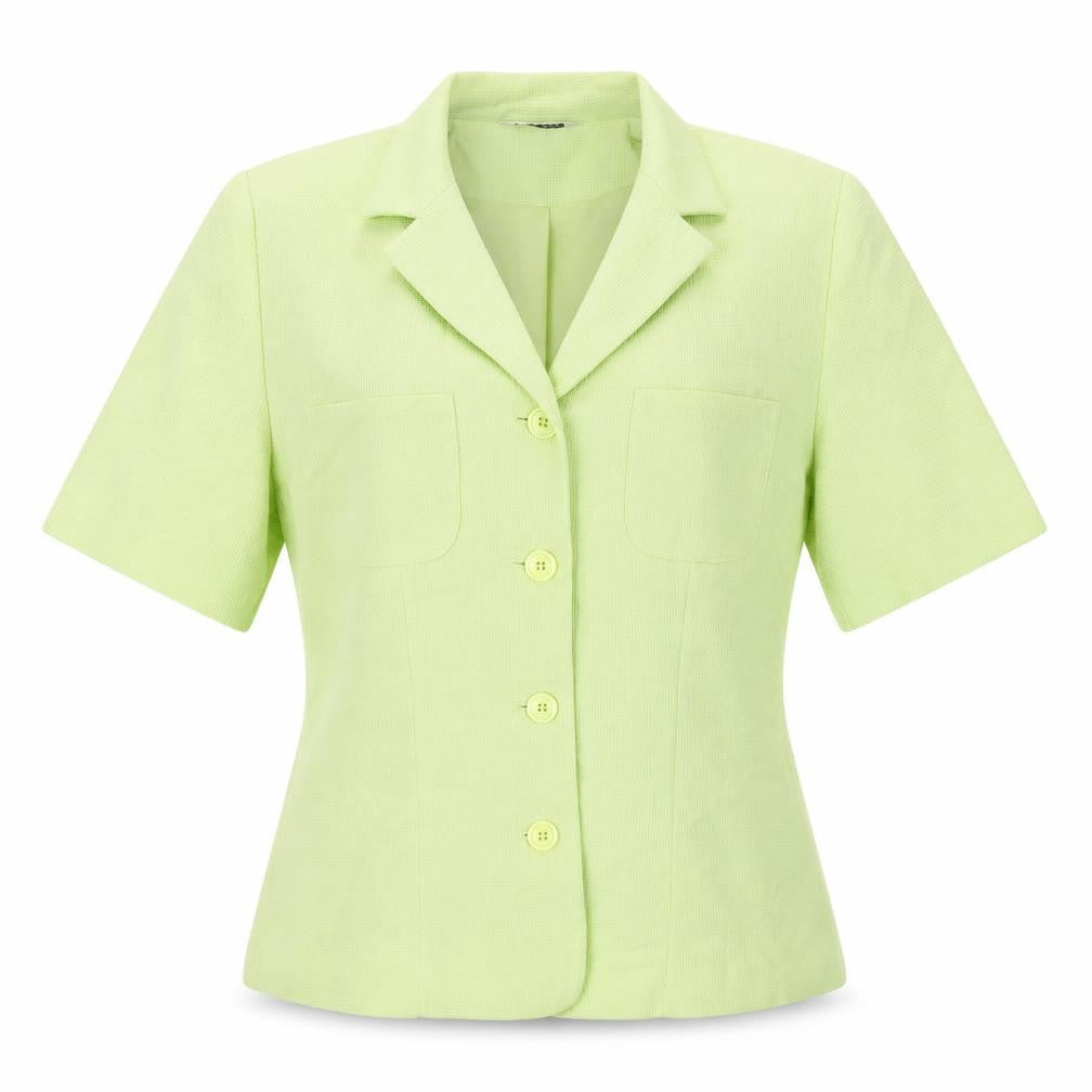 George Womens Green Polyester Jacket Suit Jacket Size 12