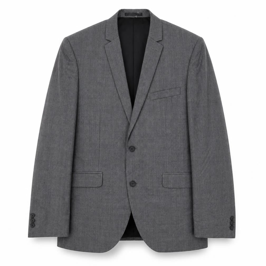 Mens UK Size 42 Burton Regular Grey Suit Jacket