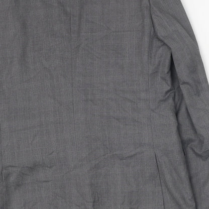 Mens UK Size 42 Burton Regular Grey Suit Jacket