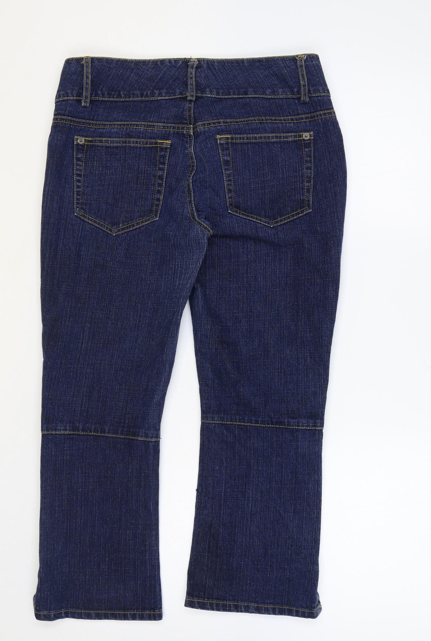 blueasphat Womens Blue Polyester Straight Jeans Size 30 in Relaxed Zip