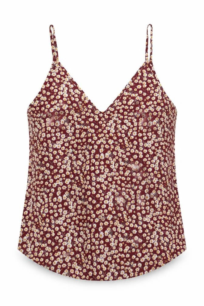 Womens UK Size M SheIn Red Camisole Blouse