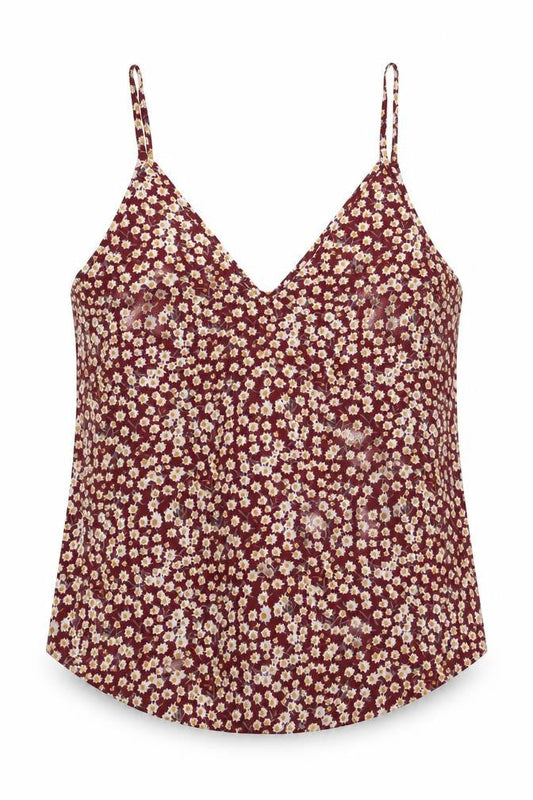 Womens UK Size M SheIn Red Camisole Blouse