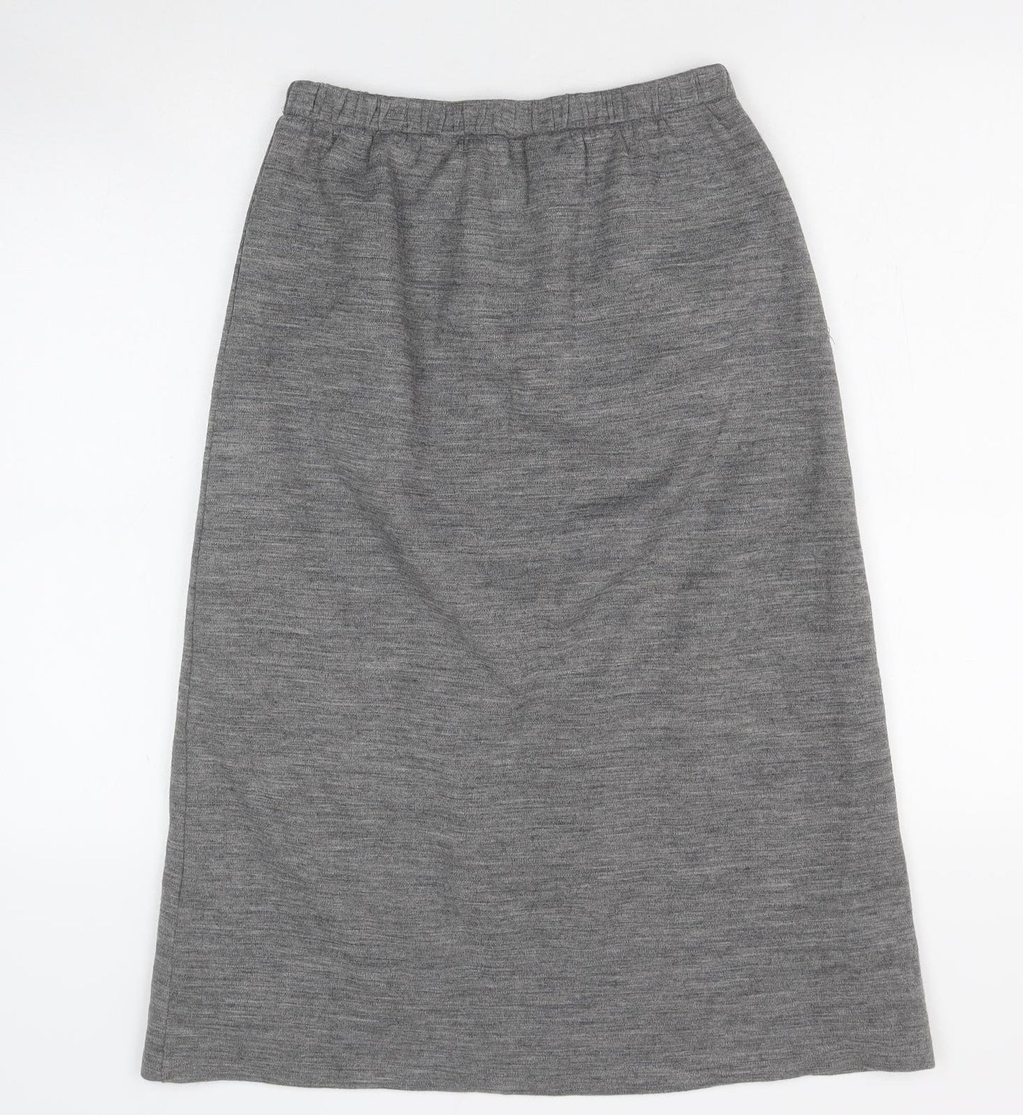 Damart Womens Grey Polyester A-Line Skirt Size 28 in