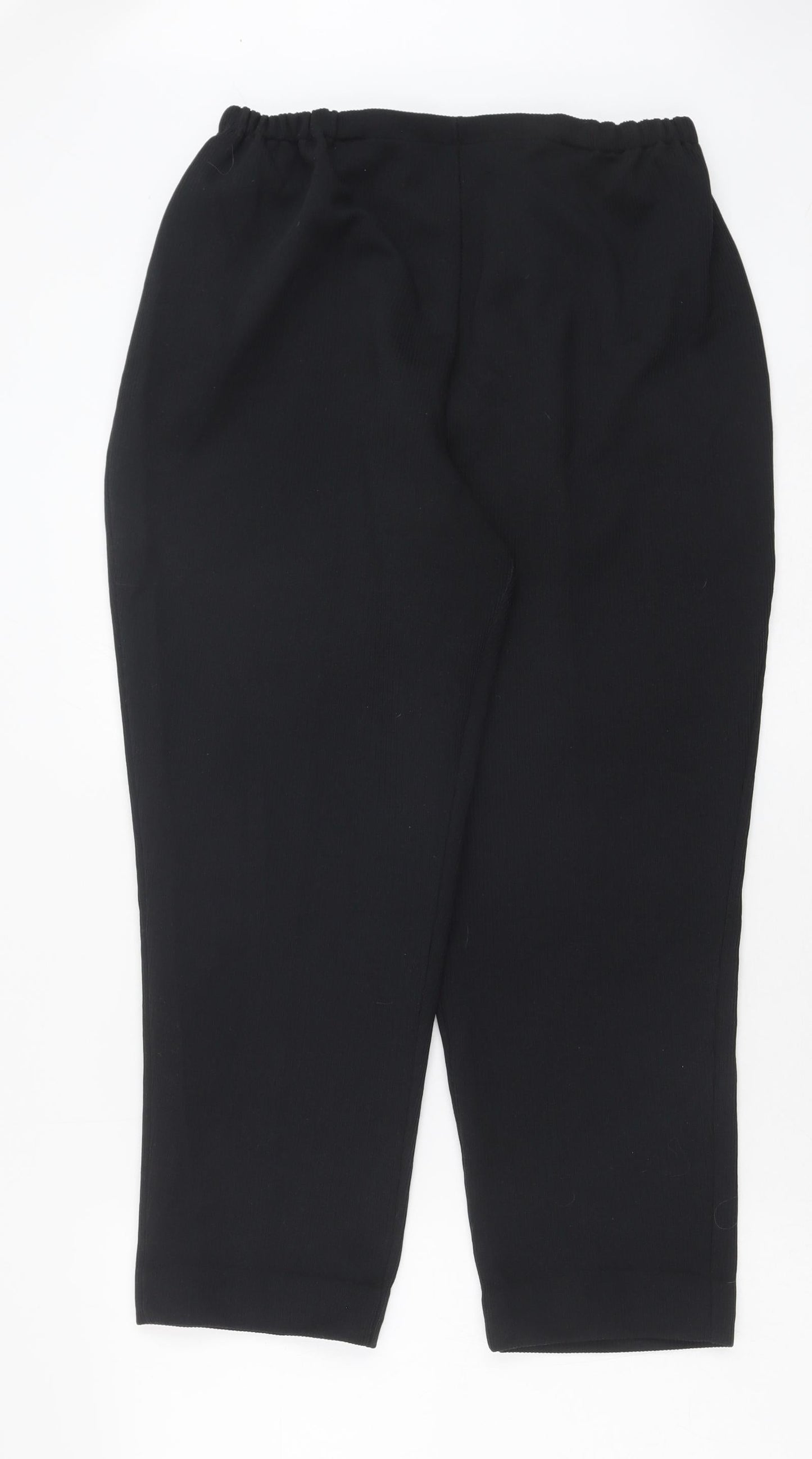 Womens UK Size 22 Saira of Manchester Regular Fit  Black Trousers