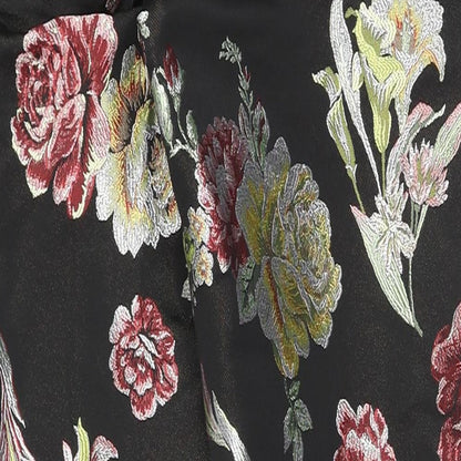 Eight Paw Womens Multicoloured Floral Cotton Trousers Size 32 in Regular Hook & Eye