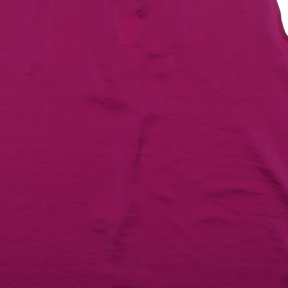 Womens UK Size 22 Marks and Spencer Purple Basic Tank