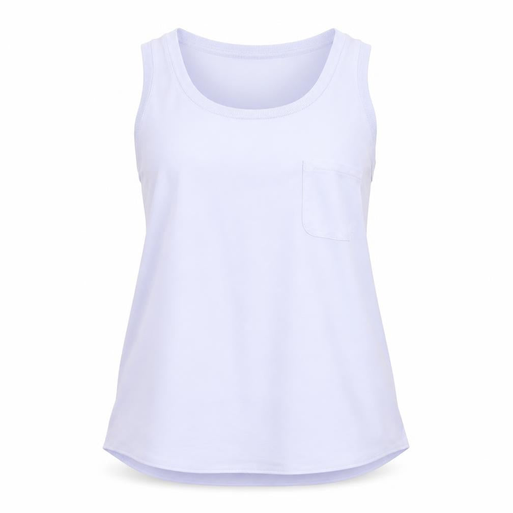 Womens UK Size 12 Papaya Blue Basic Tank