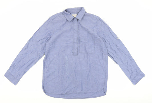 Mens UK Size S Gap Blue  Button-Up Long Sleeve Casual Shirt
