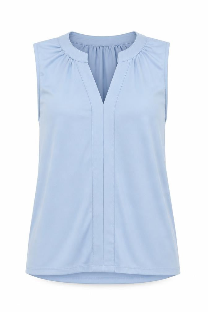 Womens UK Size XS H&M Blue Basic Blouse