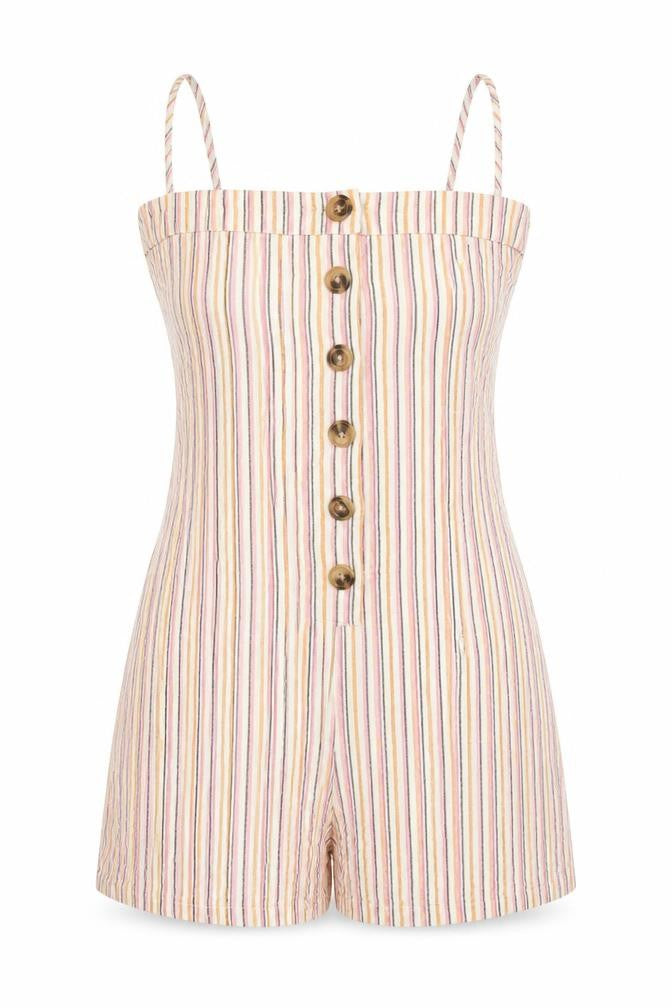 Womens UK Size 8 Topshop One-Piece Multicoloured Playsuit