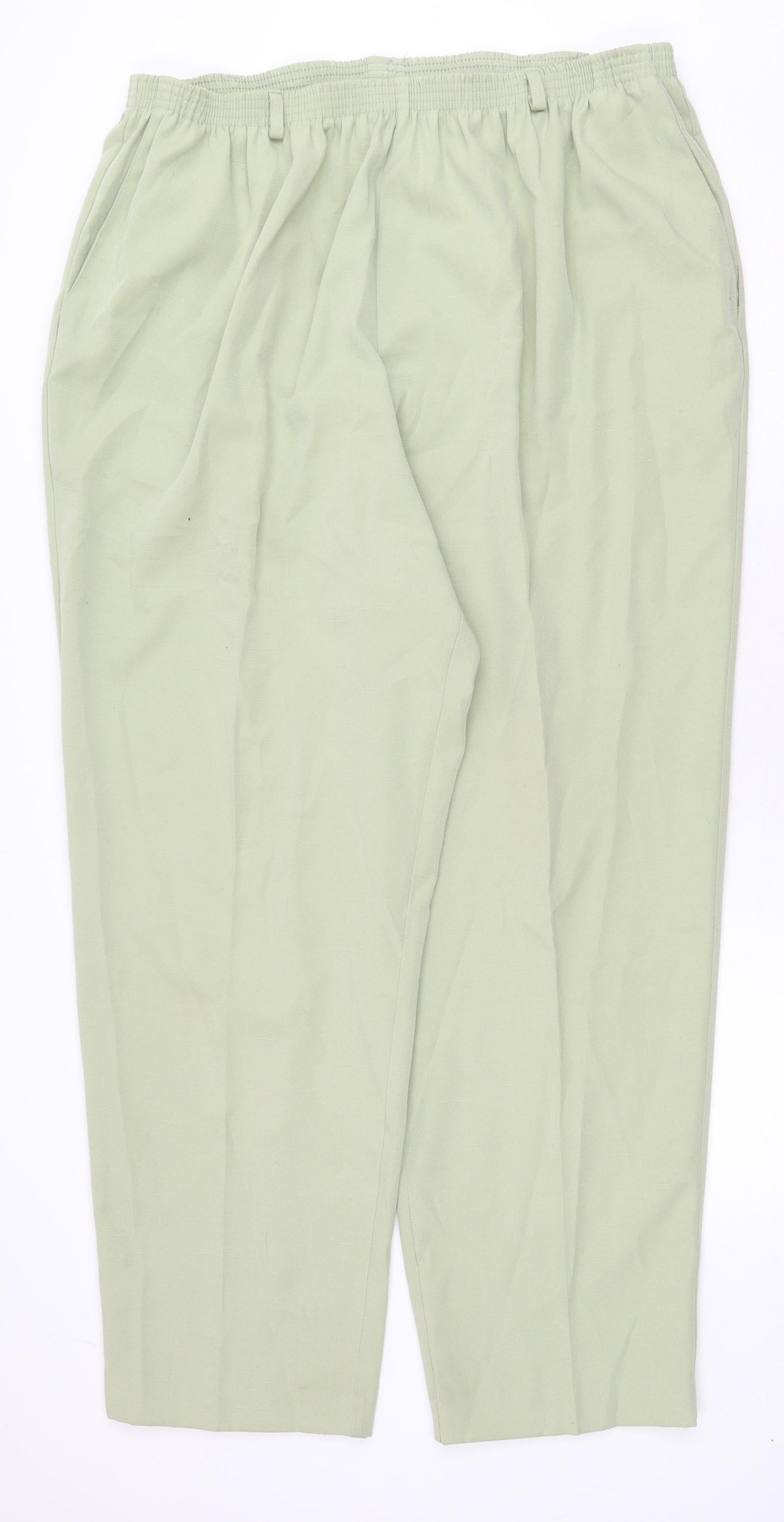 Womens UK Size 36 in Alfred Dunner Regular Fit  Green Trousers