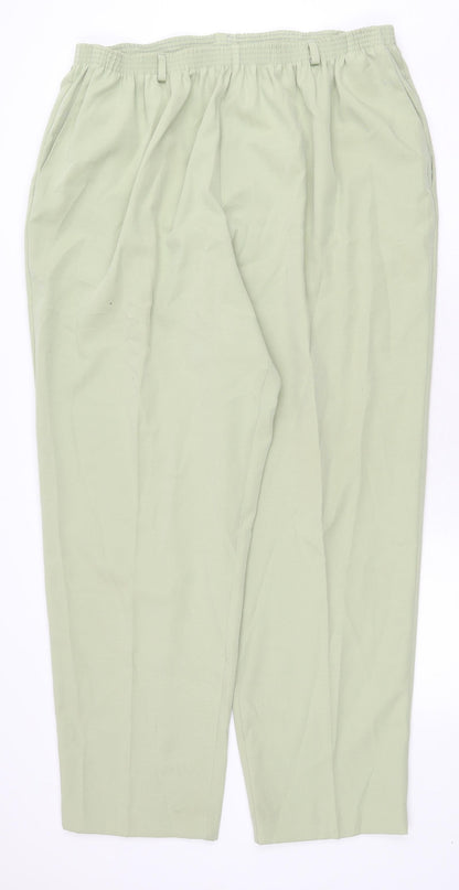 Womens UK Size 36 in Alfred Dunner Regular Fit  Green Trousers