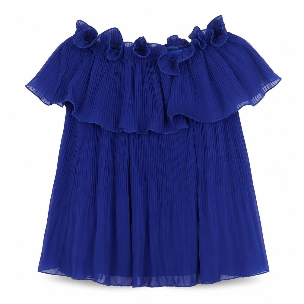 Womens UK Size One Size Preworn Blue Basic Blouse