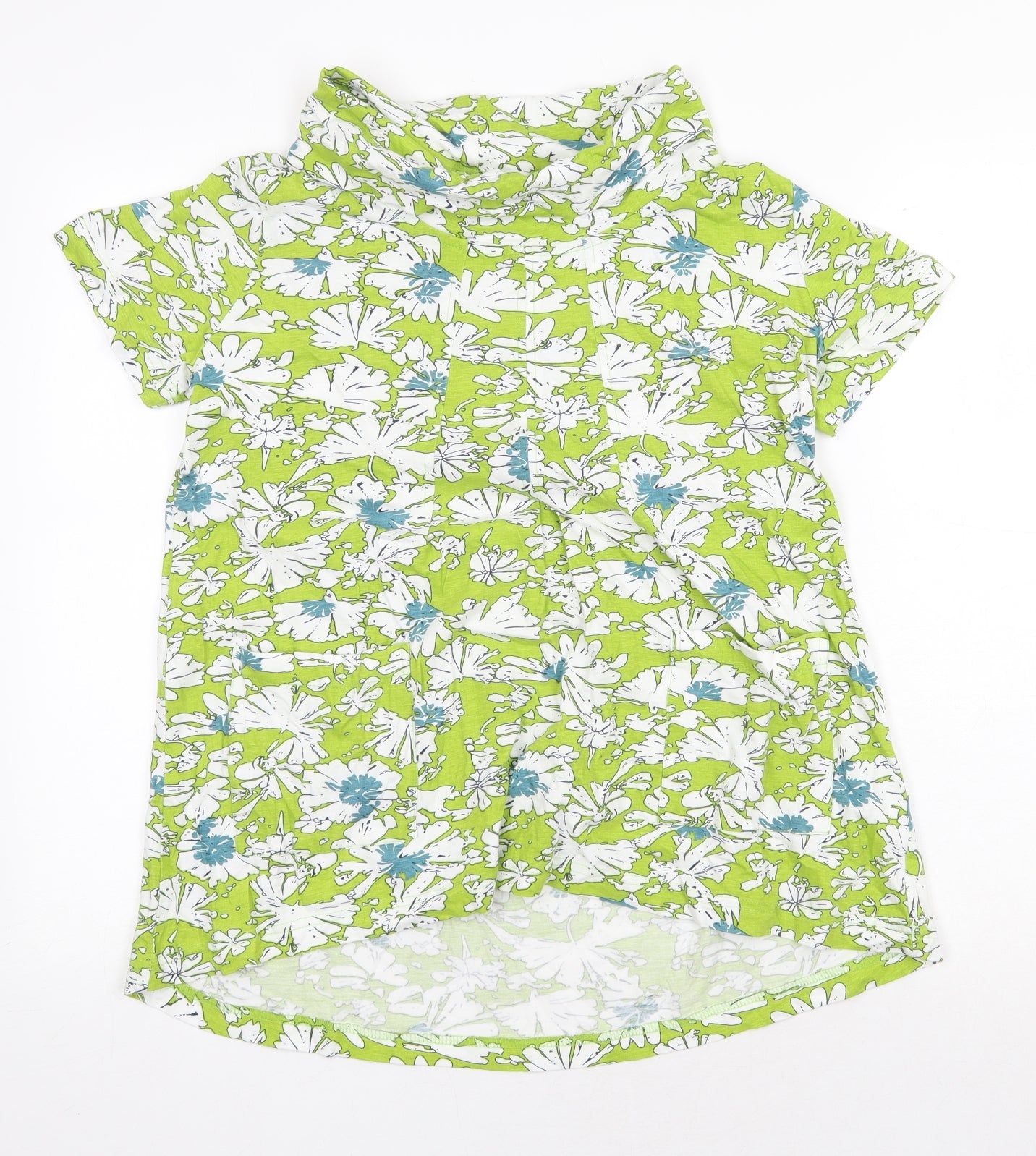 Womens UK Size S Tara Clothing Green Tunic T-Shirt