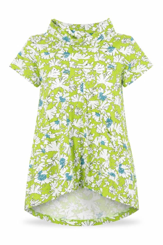 Womens UK Size S Tara Clothing Green Tunic T-Shirt