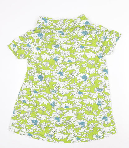 Womens UK Size S Tara Clothing Green Tunic T-Shirt