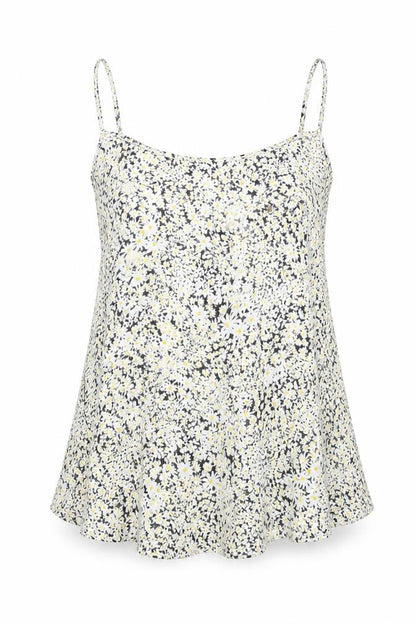 Womens UK Size 10 River Island White Basic Tank