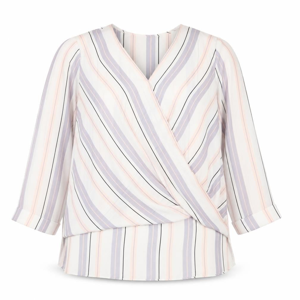 Womens UK Size 10 Atmosphere Multicoloured Basic Blouse