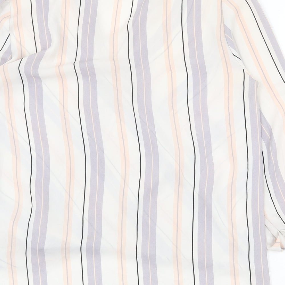 Womens UK Size 10 Atmosphere Multicoloured Basic Blouse