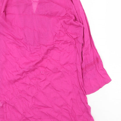 Womens UK Size 12 Marks and Spencer Pink Basic Blouse