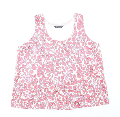 Womens UK Size 14 Marks and Spencer Pink Basic Blouse