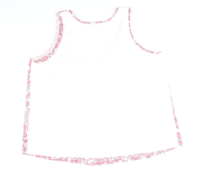 Womens UK Size 14 Marks and Spencer Pink Basic Blouse