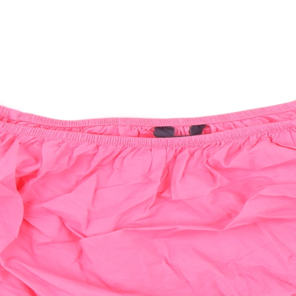 Womens UK Size 14 Marks and Spencer Pink Basic Blouse