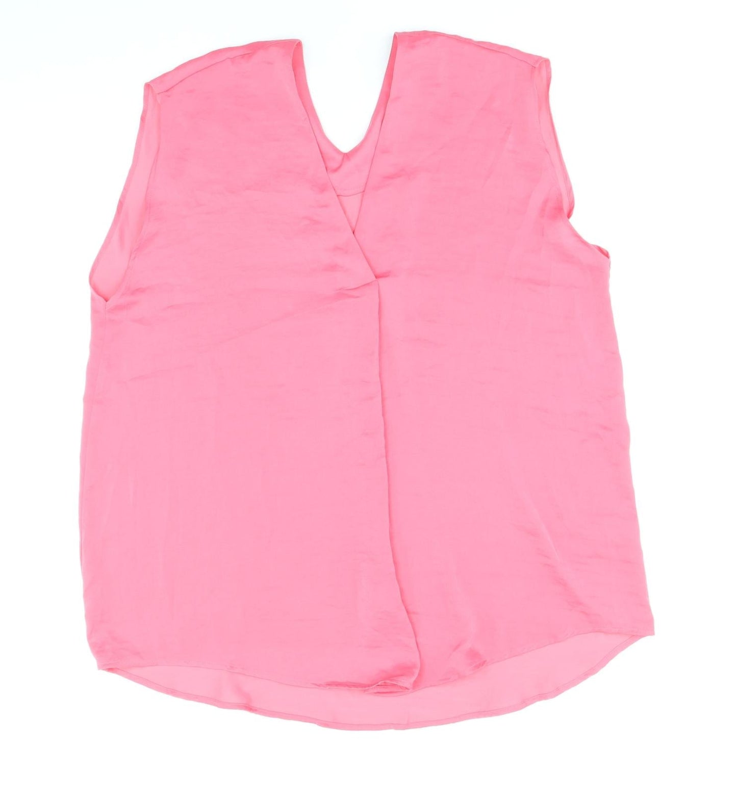Womens UK Size 14 Marks and Spencer Pink Basic Tank