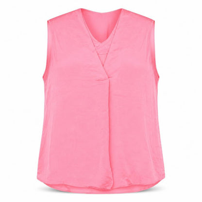 Womens UK Size 14 Marks and Spencer Pink Basic Tank