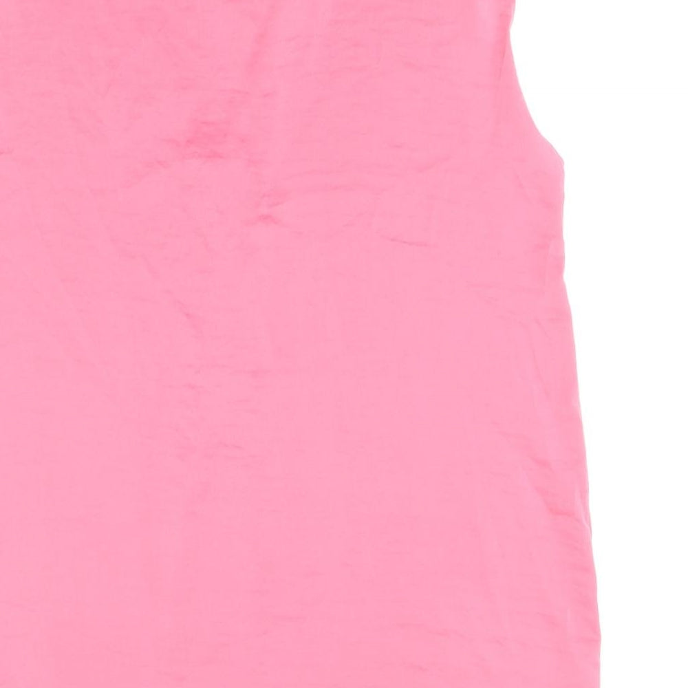 Womens UK Size 14 Marks and Spencer Pink Basic Tank