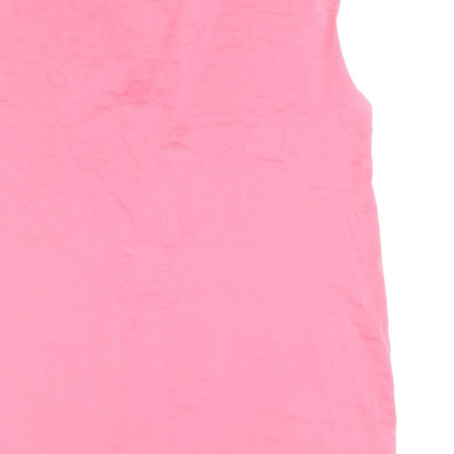 Womens UK Size 14 Marks and Spencer Pink Basic Tank