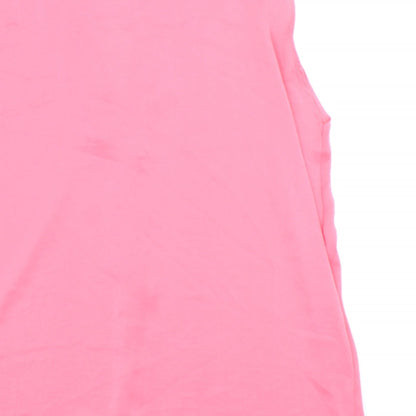 Womens UK Size 14 Marks and Spencer Pink Basic Tank