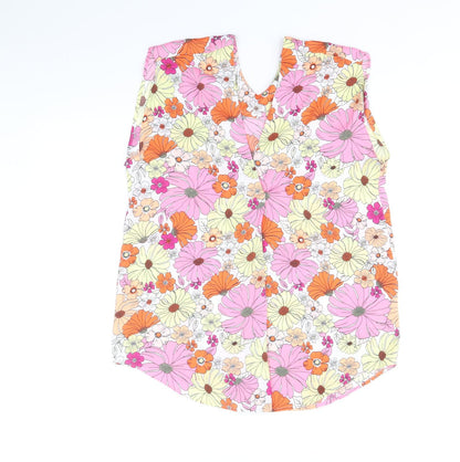 Womens UK Size 8 Marks and Spencer Multicoloured Basic Tank