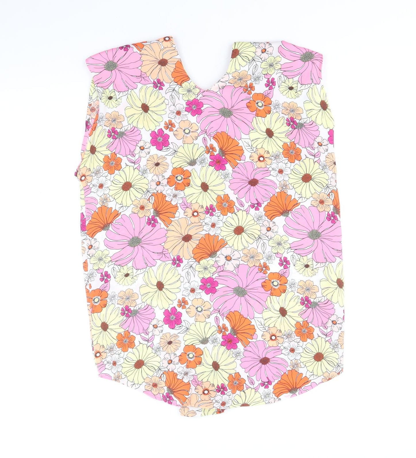 Womens UK Size 8 Marks and Spencer Multicoloured Basic Tank