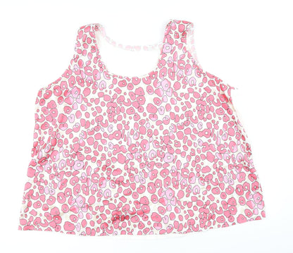 Womens UK Size 18 Marks and Spencer Pink Basic Tank