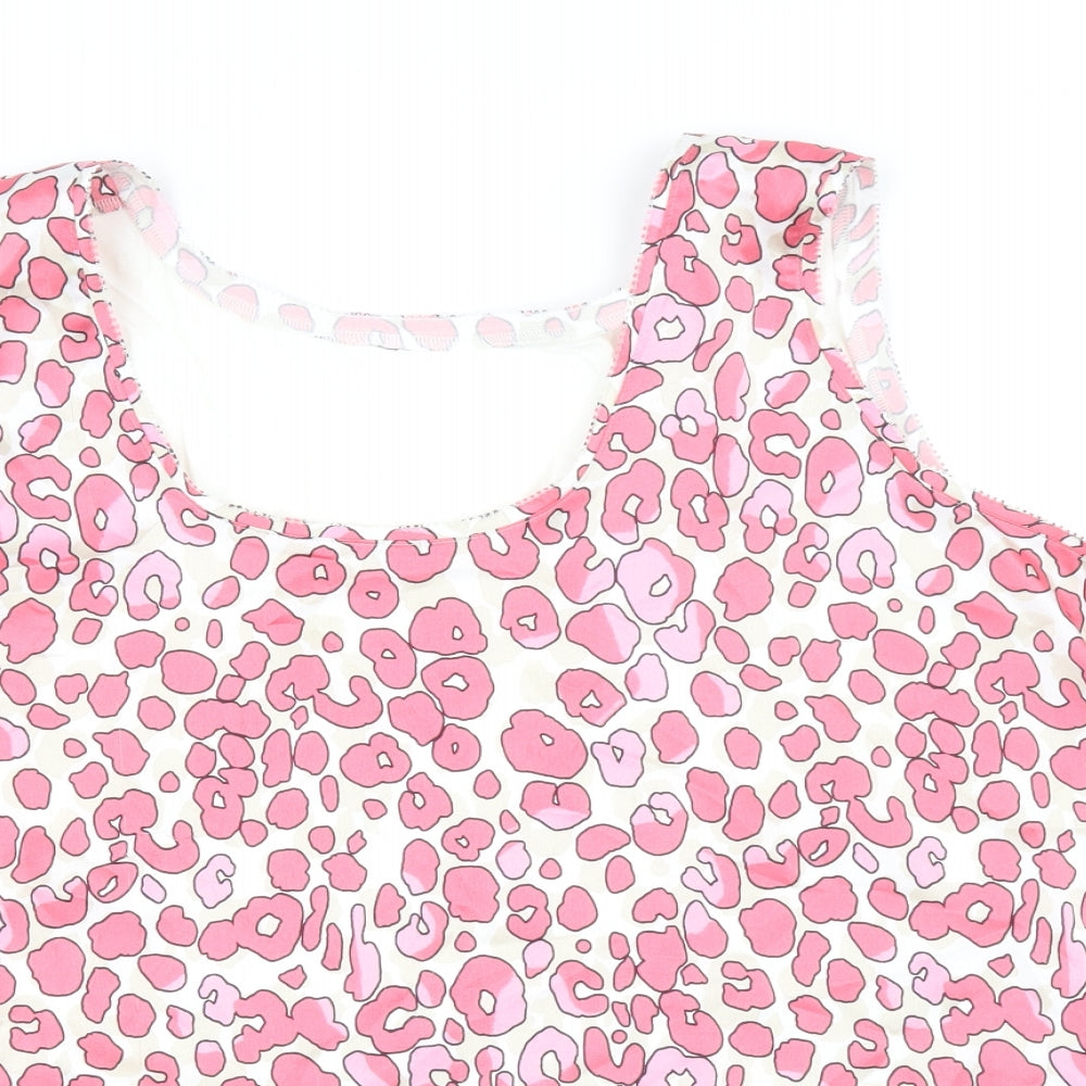 Womens UK Size 18 Marks and Spencer Pink Basic Tank